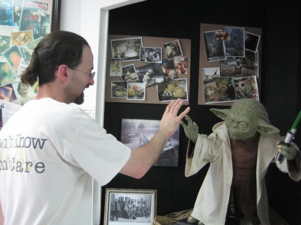 Dr.Wayne faces off against Yoda